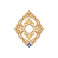 Elegant Border Frame Illustration Design On White Background vector