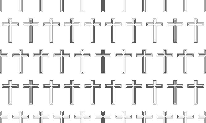 Pattern of crosses symbol