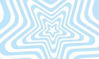 Abstract blue baby shower background with stars vector