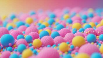a close up of a colorful background with a lot of dots photo