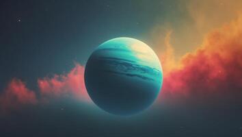 An image of a planet in space photo