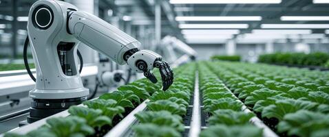 Advanced Robotics in Modern Hydroponic Farming Technology photo