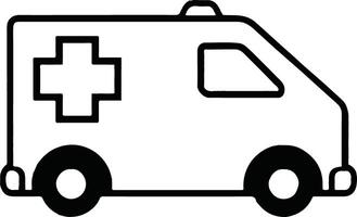 Ambulance Icon for Emergency Services vector