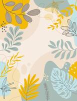 Hand drawn abstract background. vector
