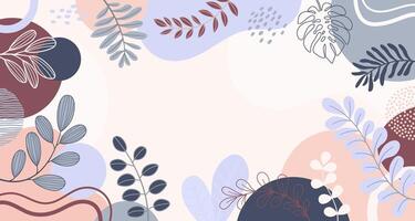 Spring colorful art background. vector