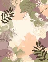 Abstract backgrounds for design. Colorful background with tropical plants. vector