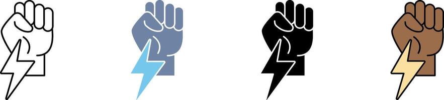 empowerment concept line icon. Simple element illustration. vector