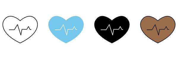Heart concept line icon. Simple element illustration. vector