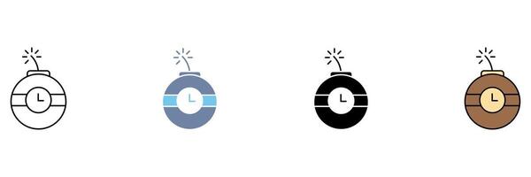 dynamite concept line icon. Simple element illustration. vector