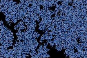 Blue abstract background with black spots vector