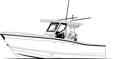 boat just one color vector