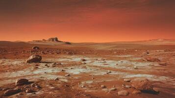 An image of the red planet mars photo