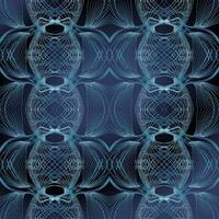 seamless pattern unique wavy lines gradient black background vector