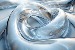 Abstract Fluidity Concept Metallic and Glassy Surfaces for Modern Design photo