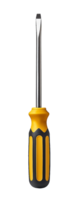 Heavy-Duty Flathead Screwdriver with Ergonomic Grip as Precision Hand Tool png