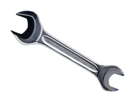 Double-Ended Open-End Wrench as Chrome Steel Hand Tool png