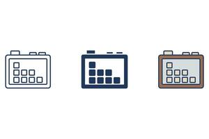 board game icon. Flat style design vector