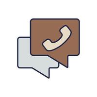 whatsapp icons isolated on White Background. Flat style design vector