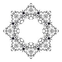 isolated circle lines border background vector