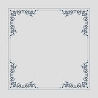 Elegant decorative frame design background. vector