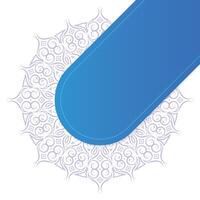 Blue and White graphic border pattern background vector