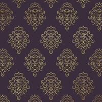 Luxury gold art line pattern texture vector
