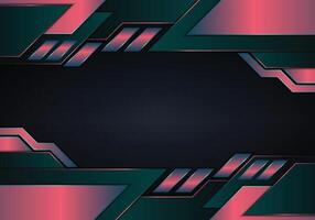 Technology background with neon future vector