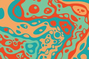 colorful psychedelic groovy background. vector