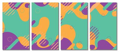 Abstract modern set background. vector