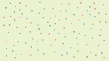 a pattern of small squares on a light green background vector