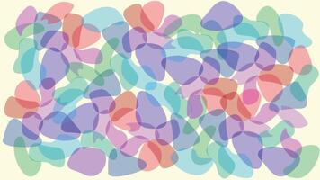 abstract pattern of colored shapes on a light background vector