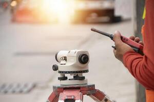 Engineers are using cameras to measure levels photo