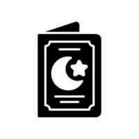 Happy Ramadan and Eid greeting card icon or invitation vector