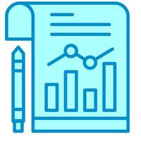 Scheduled Report audit icon vector