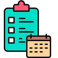 illustration of Scheduled Report data vector