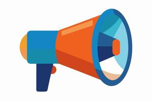 Simple flat design of a microphone icon vector