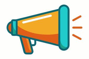 Flat style audio recording microphone icon vector