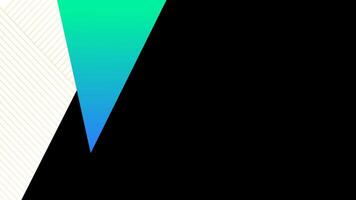 Abstract Geometric Background Teal, Black, White, Lines, Gradient, Design, Modern, Minimalist, Patte vector
