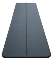 Black exercise mat for yoga on a transparent background png