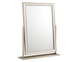 Tilting vanity mirror with tray on a transparent background png