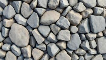 Natural Smooth Pebbles Arrangement on a Surface for Creative Projects photo