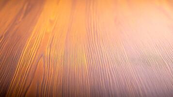 Close-up view of a beautifully textured wooden surface with warm tones and natural patterns photo