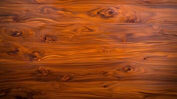 Close-up view of a beautifully textured wooden surface showcasing intricate grain patterns and warmth photo