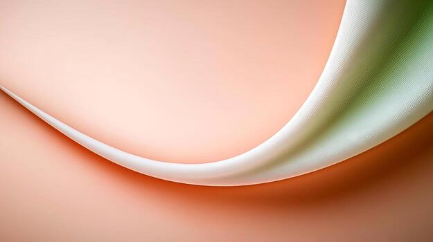 Smooth, flowing fabric draping elegantly in soft pastel colors, creating a serene backdrop photo