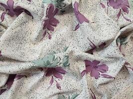 Seamless floral fabric patterns motif and backgrounds with summer and autumn flowers photo