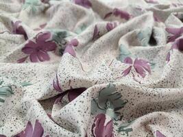 Seamless floral fabric pattern, motifs and backgrounds with summer and autumn flower photo