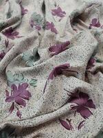 Seamless floral fabric patterns, motif and background with summer and autumn flower photo