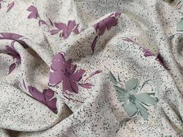 Seamless floral fabric patterns, motifs and background with summer and autumn flowers photo