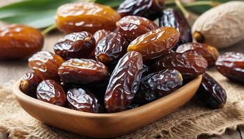 Dates are a great source of fiber and antioxidants photo