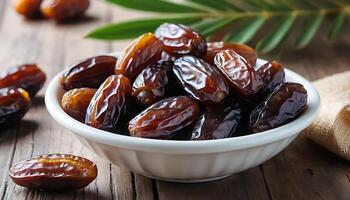 Dates are a great source of fiber and antioxidants photo